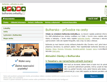 Tablet Screenshot of bulharsko.svetadily.cz