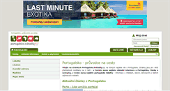 Desktop Screenshot of portugalsko.svetadily.cz